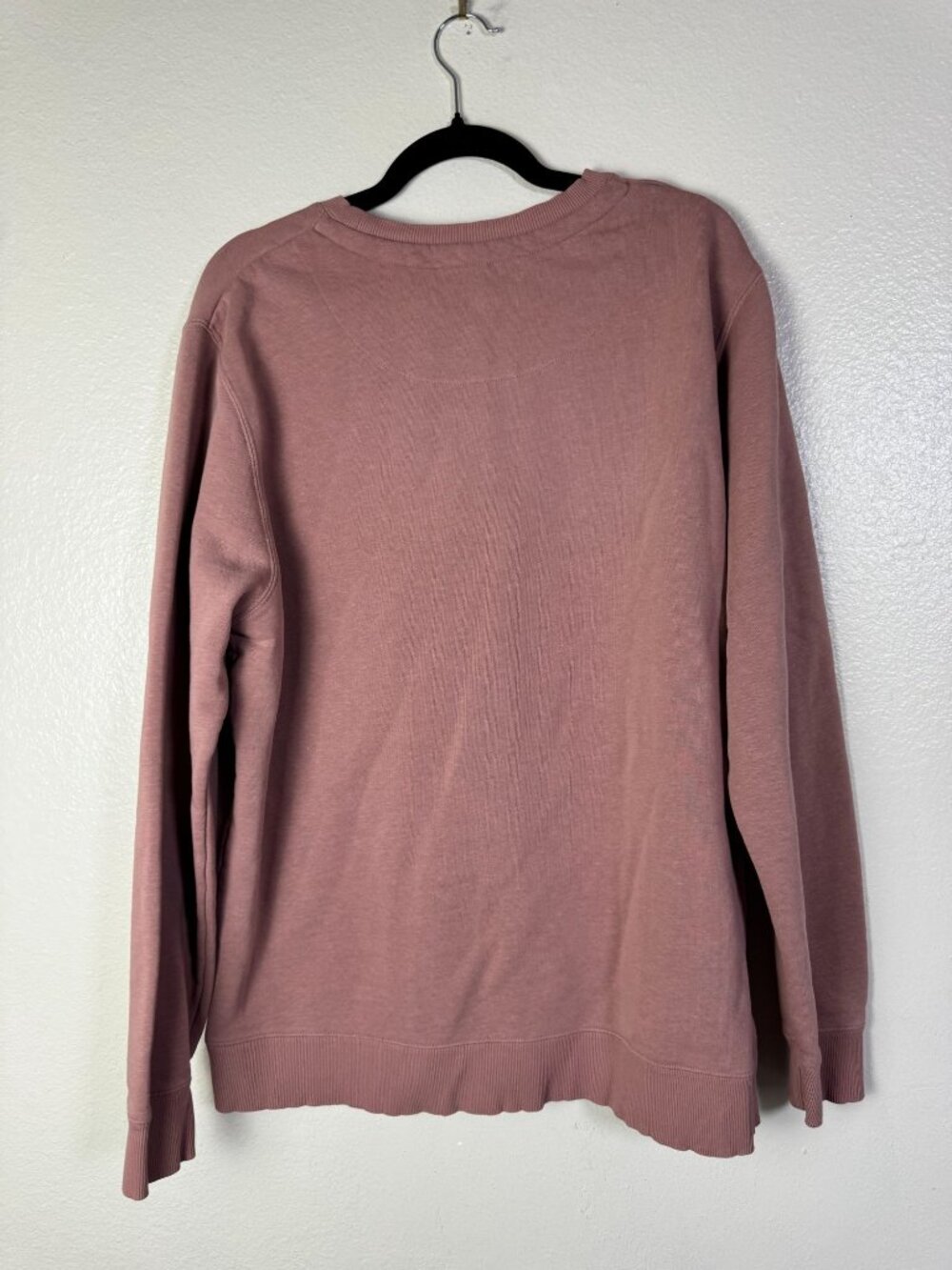 Municipal Mauve Pink Crewneck Sweatshirt Men size XL Cotton Blend Athleisure - Picture 2 of 12